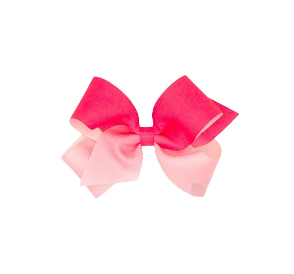 Mini Ombre Print GG Bow Bright Pink