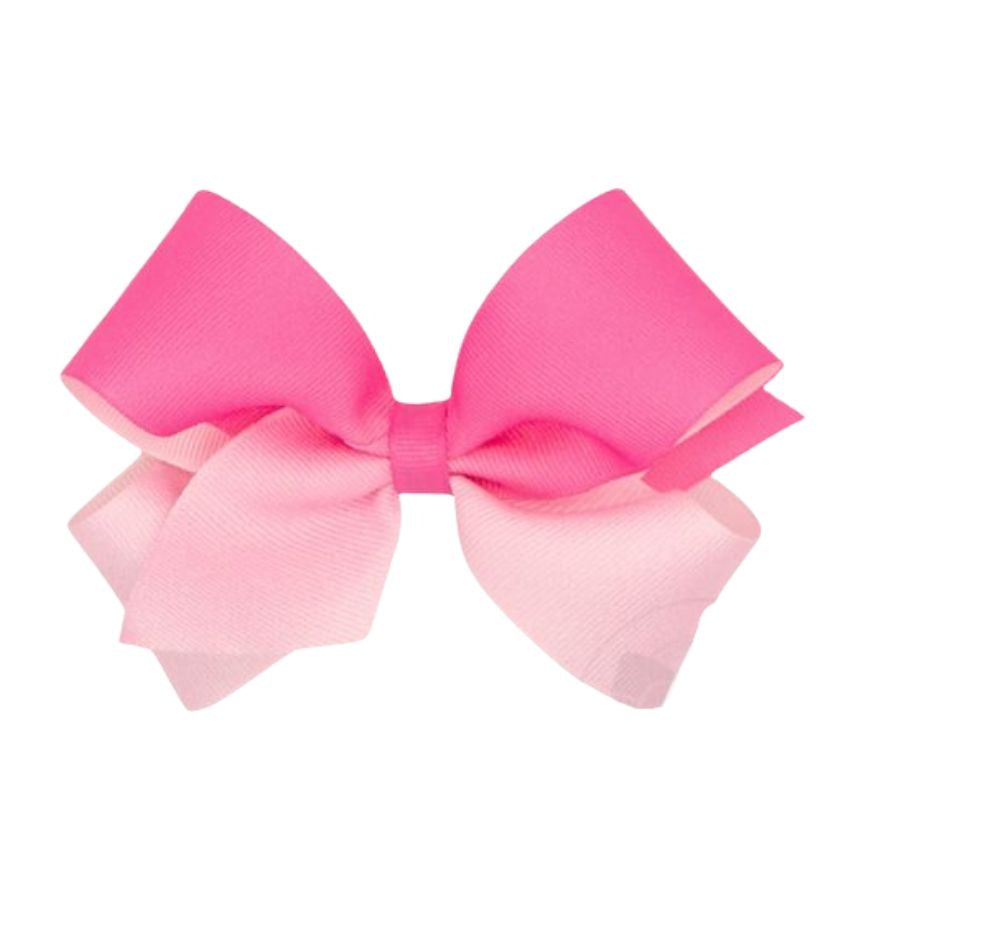 Med Ombre Print GG Bow Hot Pink