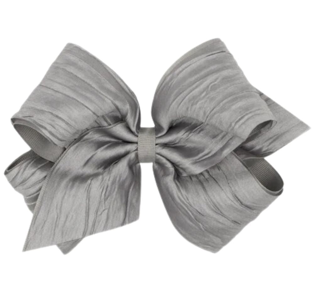 King Crush Taffeta/Gg Overly Bow Grey