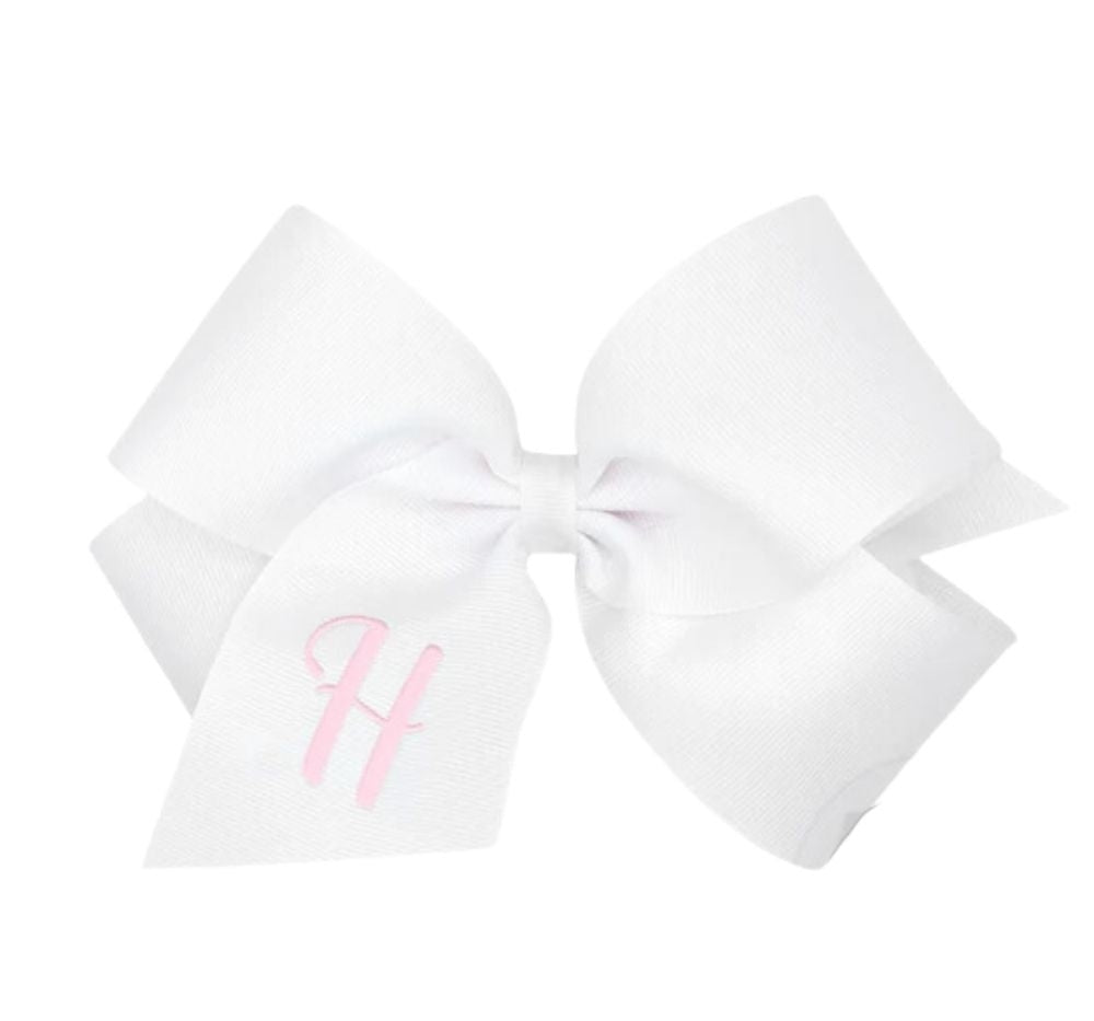 King Monogram Gro Basic White H