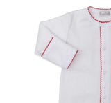 Footie Babys First Christmas 23 White Red