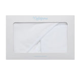 White Picot Trim White Towel