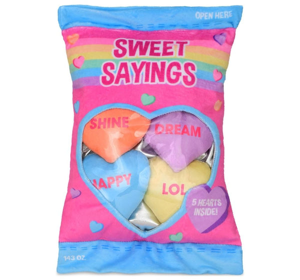 Sweet Sayings Packaging Fleece Plush