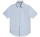 Camisa Manga Corta Azul