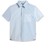 Camisa Rayas Azul/Blanco