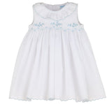 Vestido Blanco Detalles Blanco