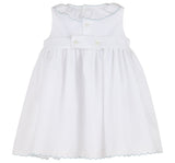 Vestido Blanco Detalles Blanco