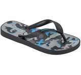 Chanclas Kids Black Grey Blue