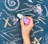 Sidewalk Rainbow Unicorn Horns