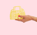 Retro Basket Mini Yellow