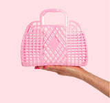 Retro Basket Small Bubblegum Pink