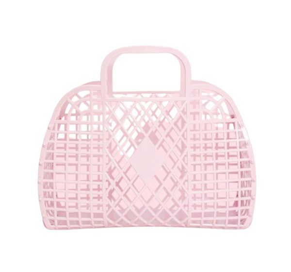Retro Basket Small Pink