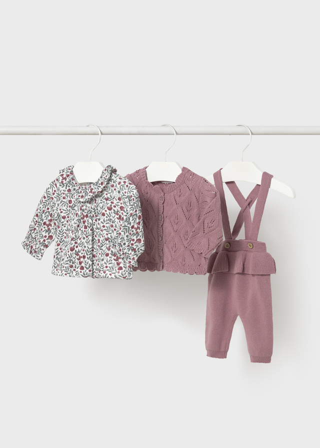 Conjunto 3pc Tricot Lirio