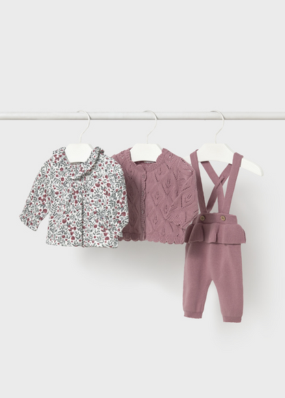 Conjunto 3pc Tricot Lirio