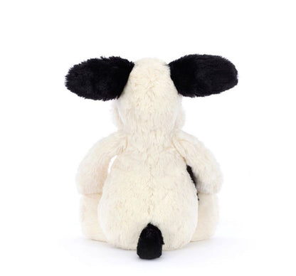 Bashful Black & Cream Puppy Medium