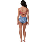 Highs And Lows Bandana Red Bikini Set