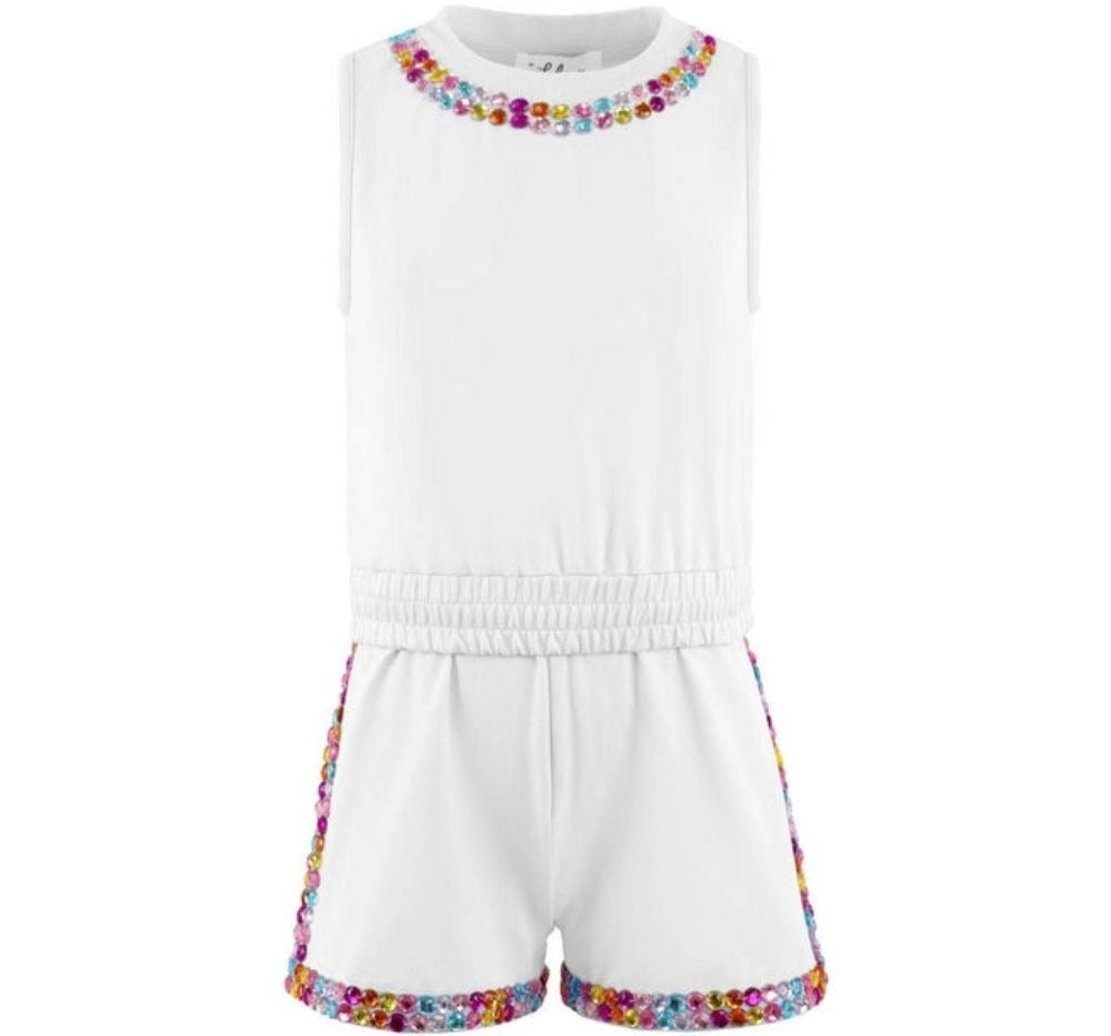 White Rainbow Gems Short Set