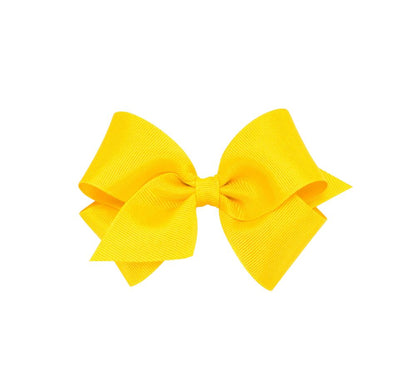 Mini Grosgrain Bow Yellow