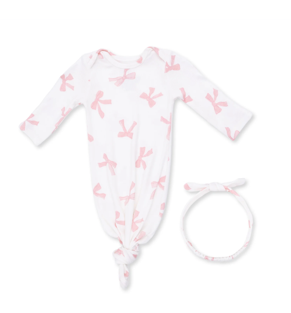 Pretty Bows Knotted Gown and Knot Headband