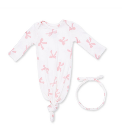 Pretty Bows Knotted Gown and Knot Headband