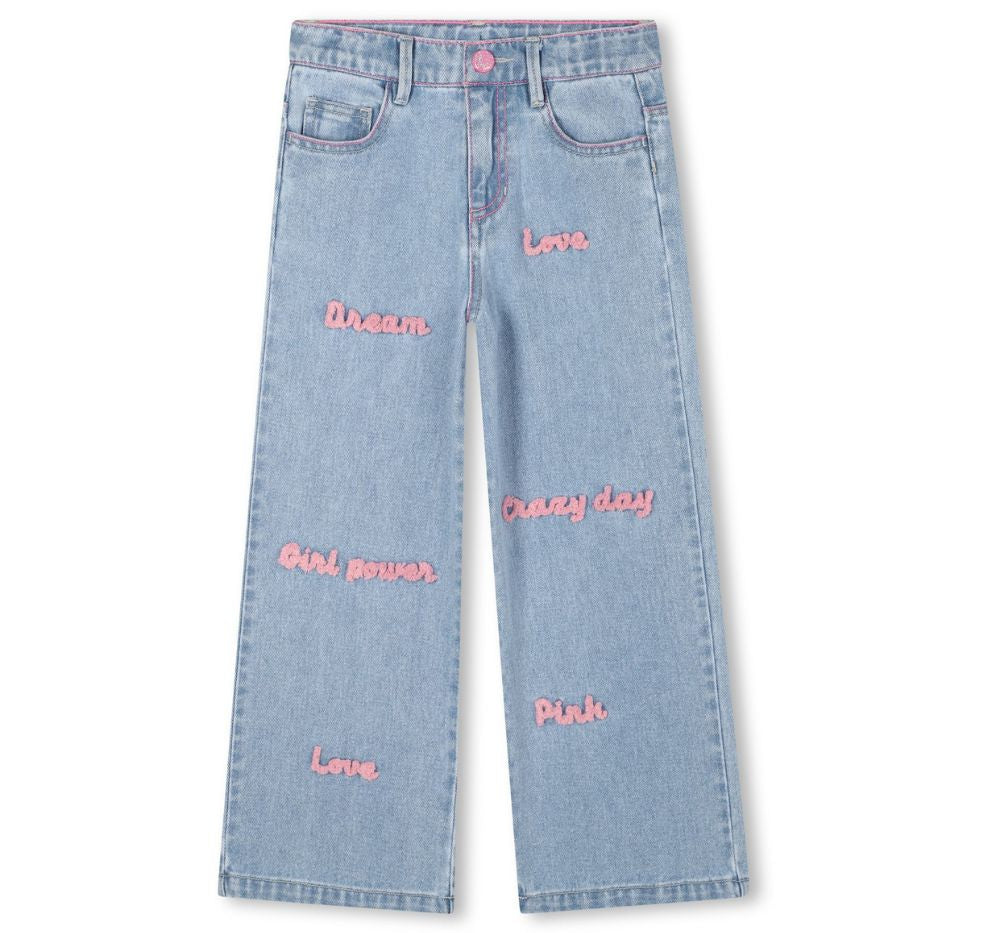 Denim Pants With Wors