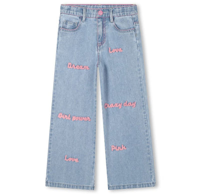 Denim Pants With Wors