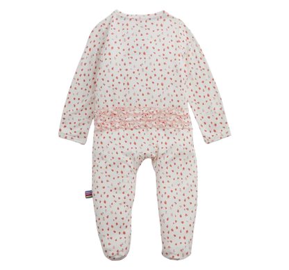 Apple Blossom Ruffle Footie
