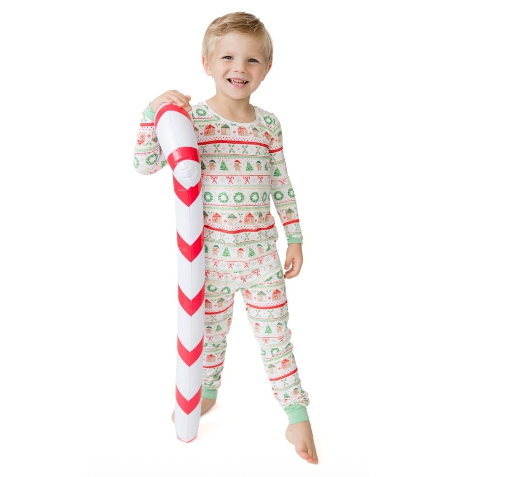 Gingerbread Fair Isle Uni Long Sleeve Loungewear Set