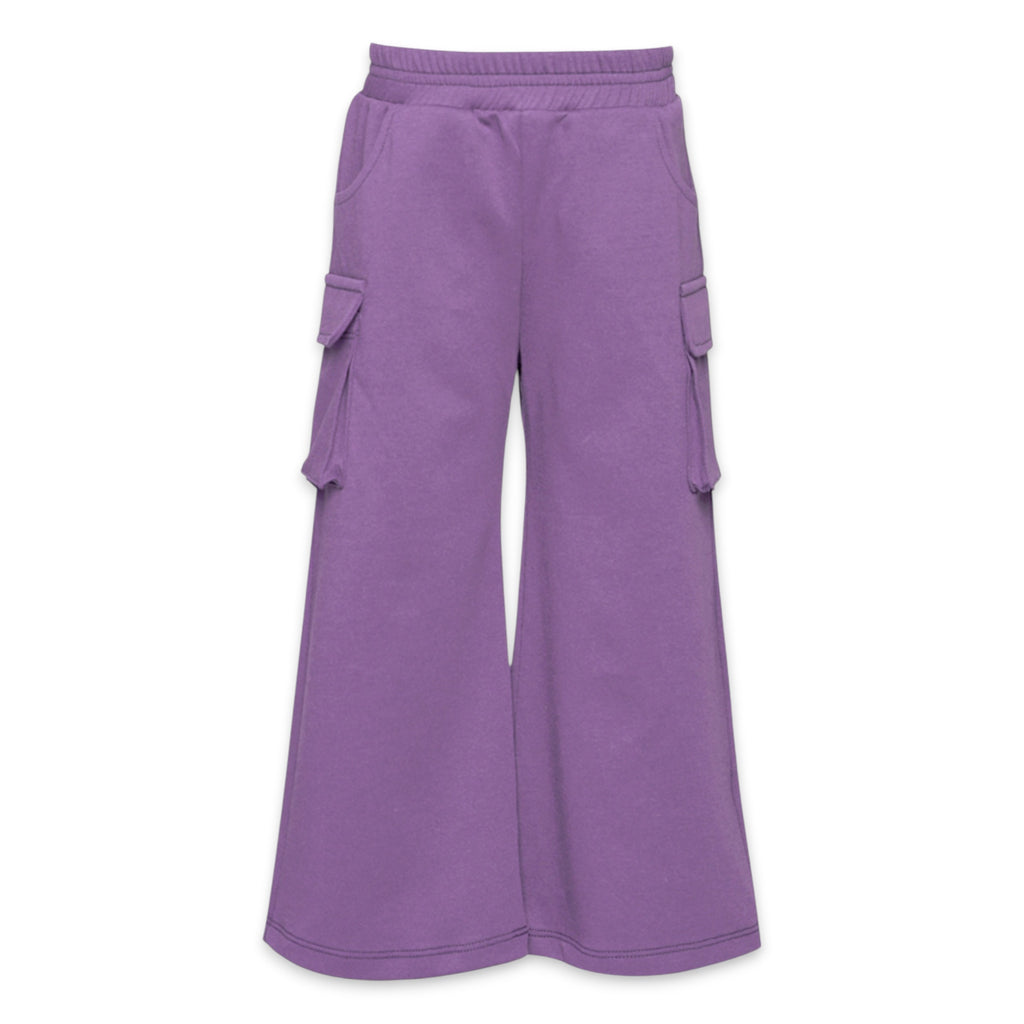 Dog Print Sweater & Wide Leg Pant W/Cargo Pocket