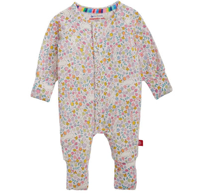 Bunny Blossom Magnetic Ruffle Footie
