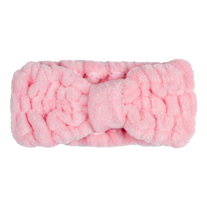 Plush Headband Pink