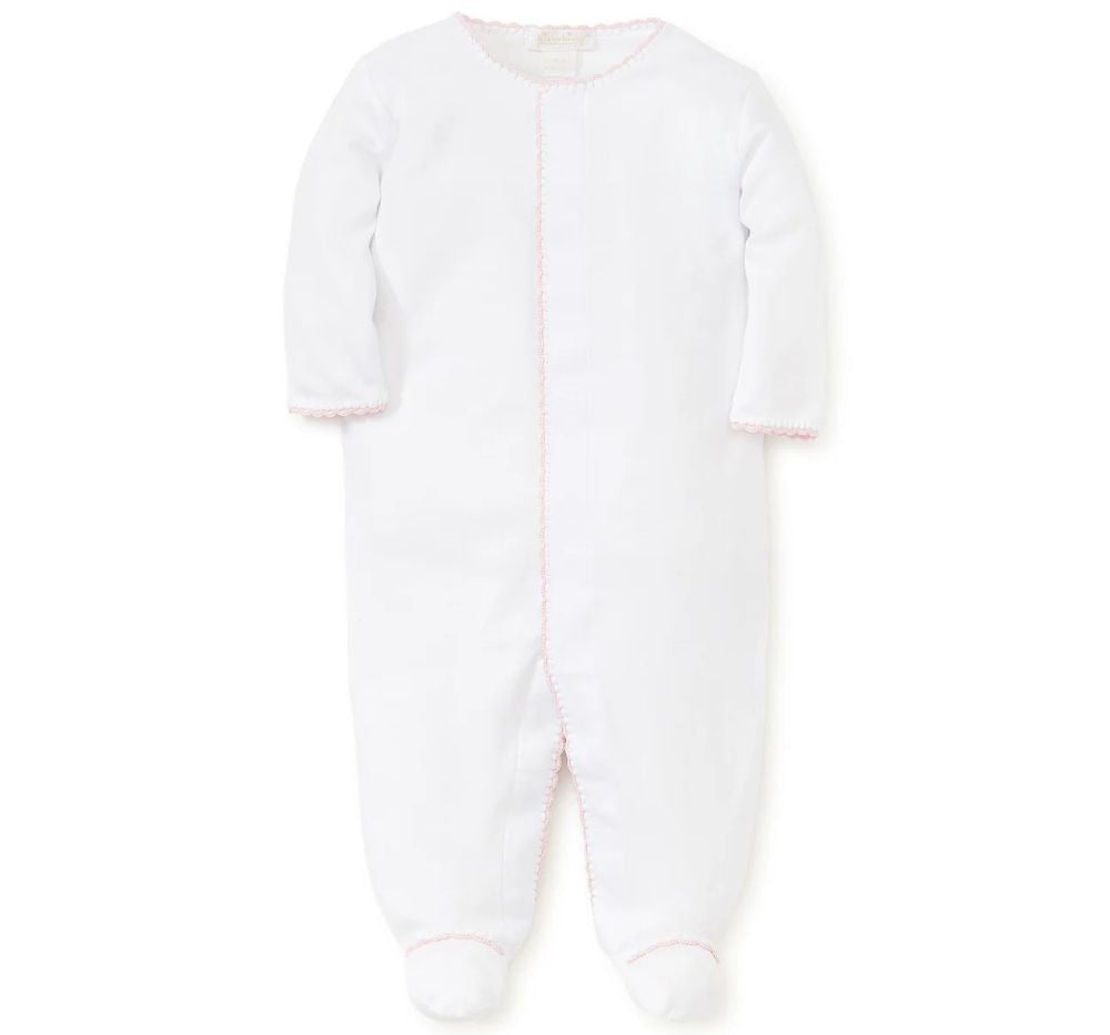 Premier Basics Footie White/Pink