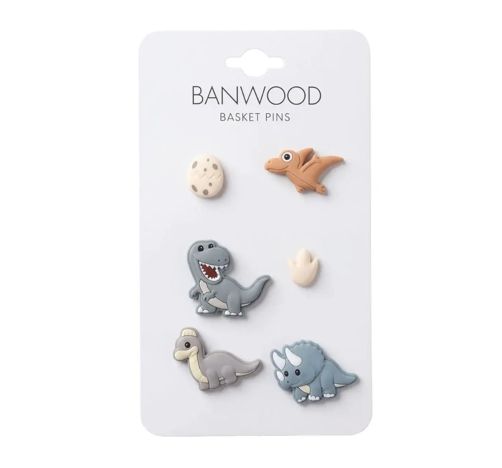 Banwood Baket Pins Dinosaurs
