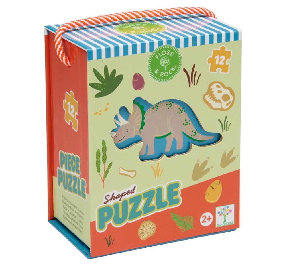 12 PC Shaped Puzzle Dino
