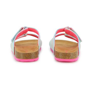 Sparkly Two Strap Slides