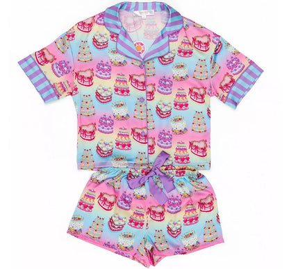 Kids Its My Party Short Sleeve Short Set
