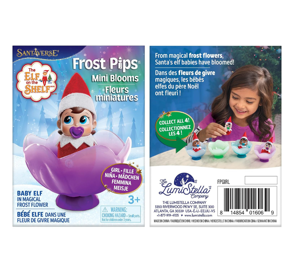Frost Pips Mini Blooms Purple Baby Girl Blue Eyes