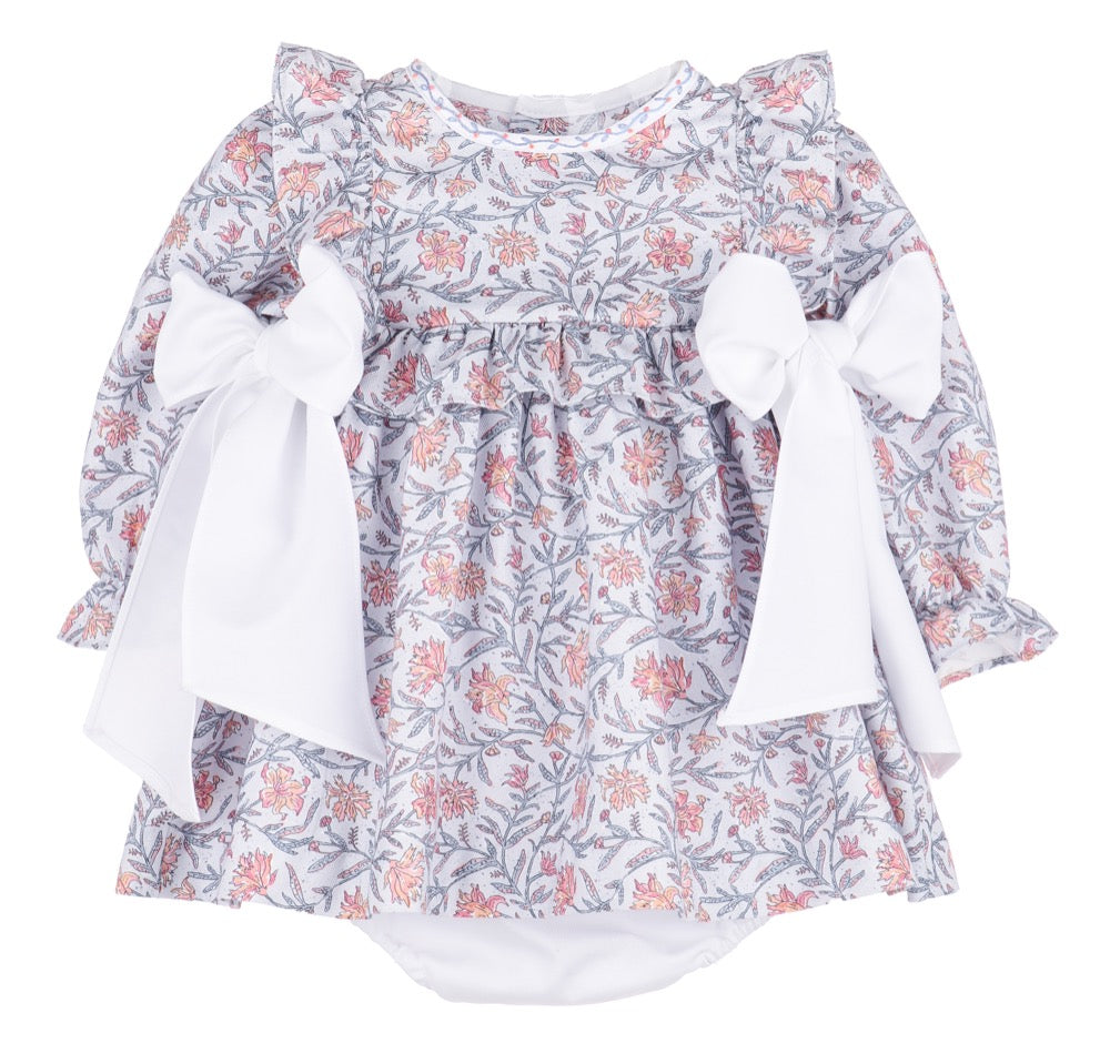 Miller Tate Ruffle Dress Blue