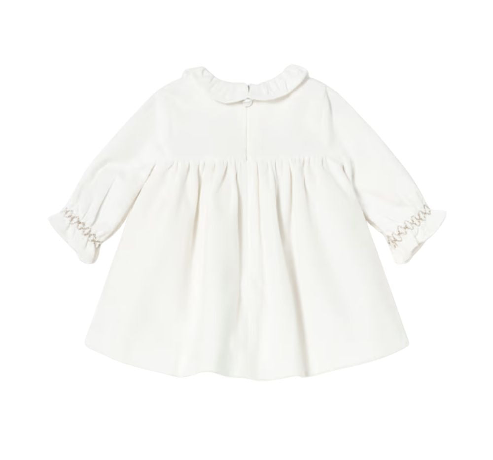 Vestido Terciopelo Crudo