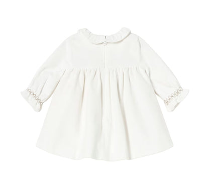 Vestido Terciopelo Crudo