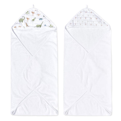 Dino Jungle 2-pack Hooded Towels