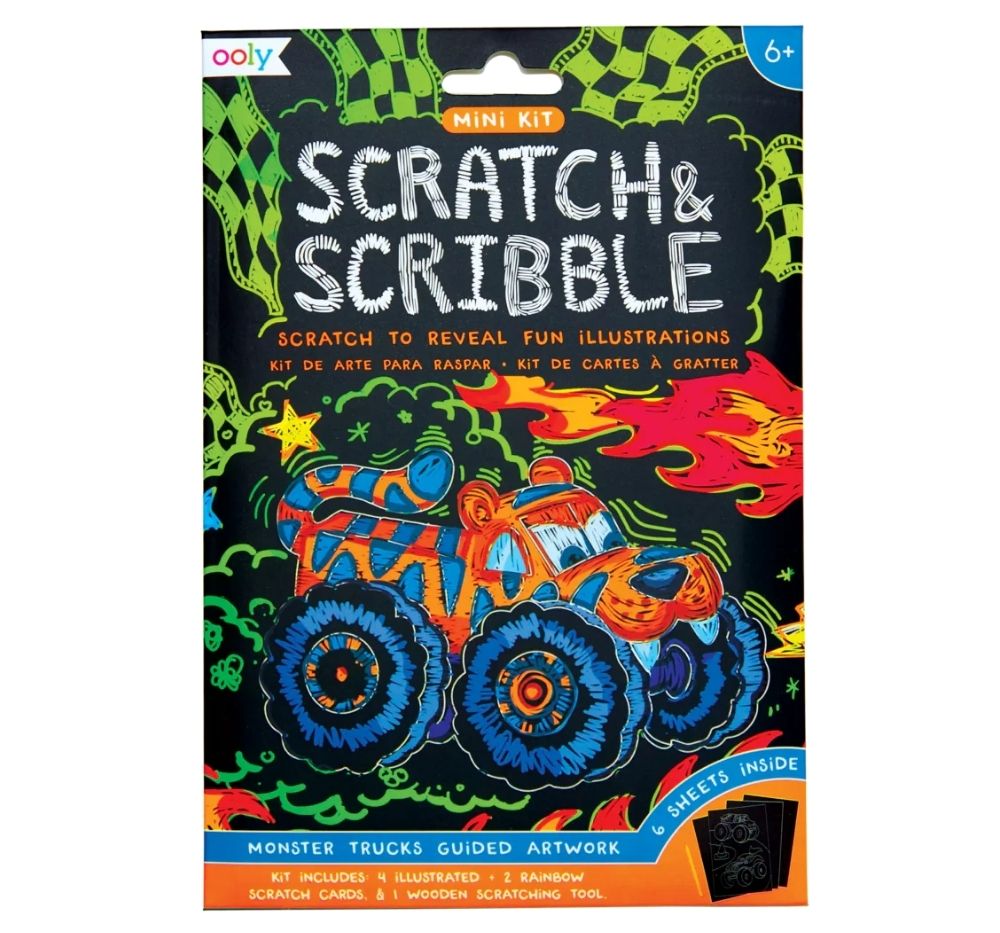 Mini Kit Scratch & Scribble Monster Truck