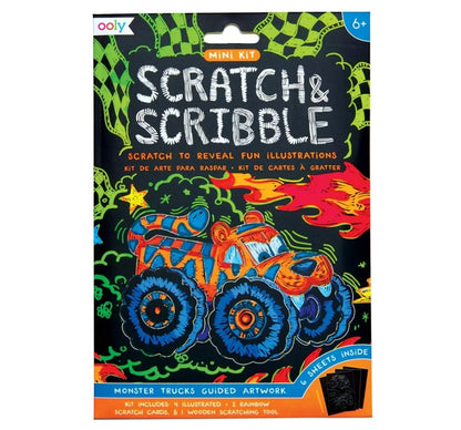 Mini Kit Scratch & Scribble Monster Truck
