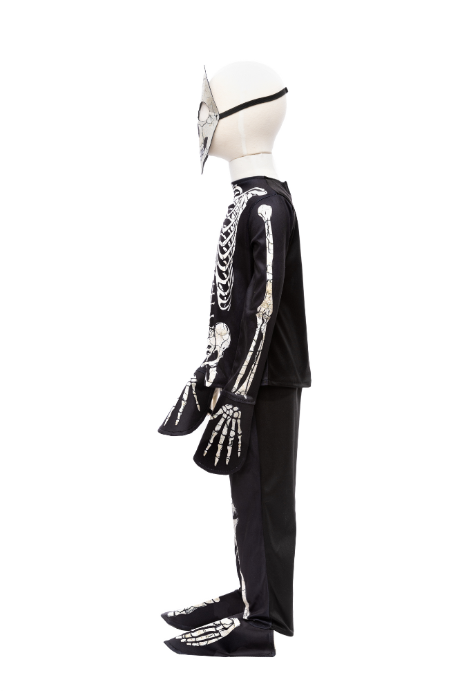 Glow in the Dark Skeleton Shirt Pants & Mask