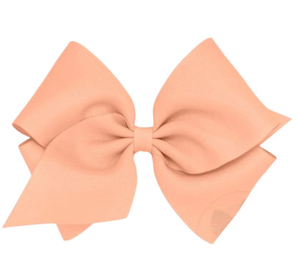King Grosgrain Bow Coral