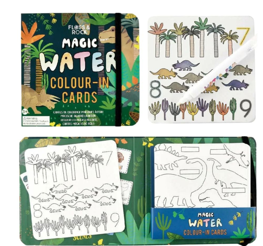 Magic Water Coloring Cards  Dinosaurs