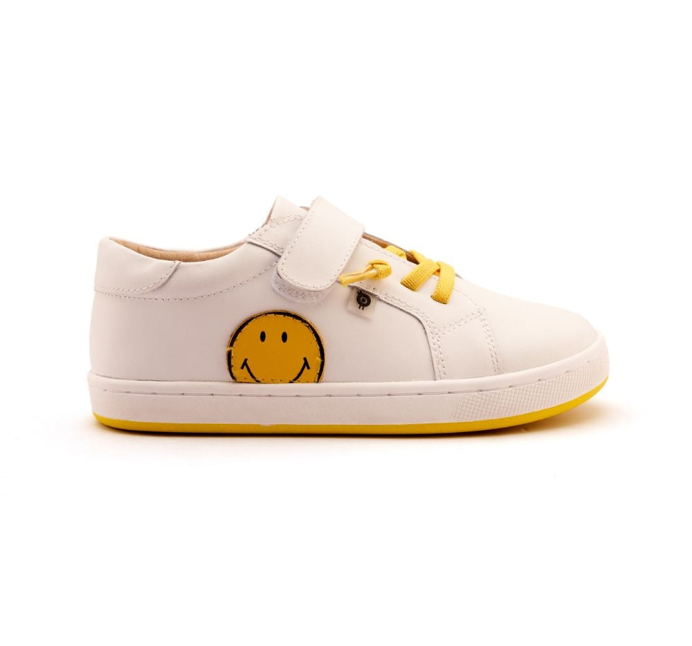 Tennis Smiles Snow / Fluro Yellow