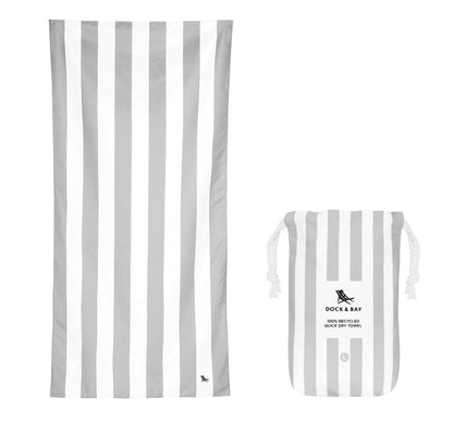 Quick Dry Towels Cabana Goa Grey Large