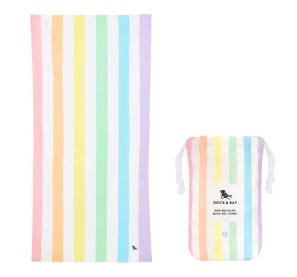 Beach Towel Unicorn Waves