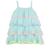 Sleeveless Ruffle Tulle Dress
